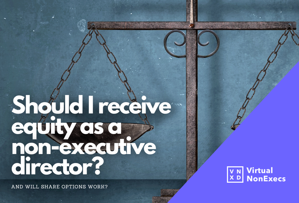 should i receive equity as a non-executive director?